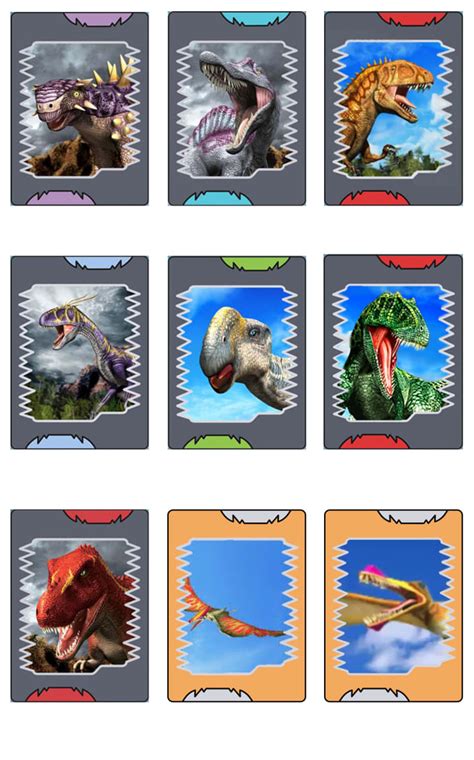 Printable Dinosaur King Cards
